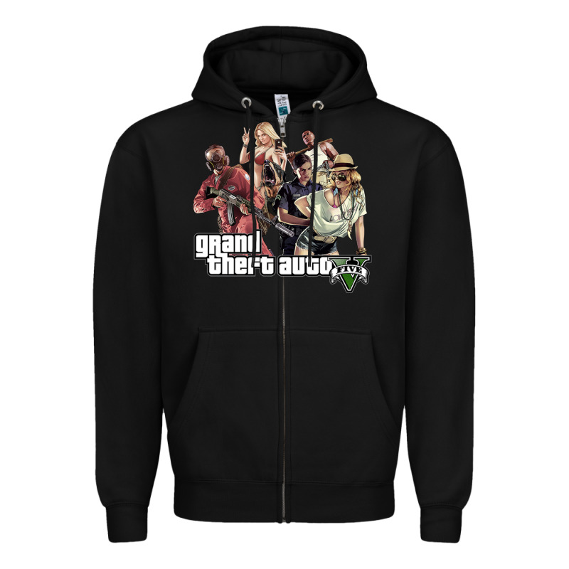 Grand Theft Auto Zipper Hoodie by artisFamous | Teevron