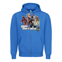 True Royal Grand Theft Auto Zipper Hoodie - artisFamous