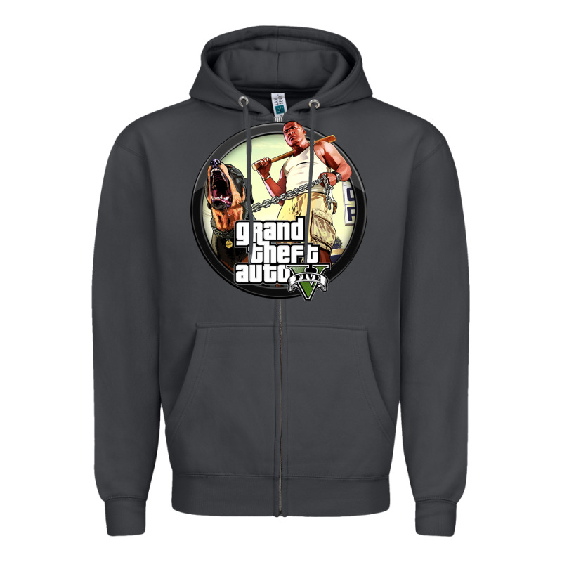 Grand Theft Auto Zipper Hoodie by artisFamous | Teevron