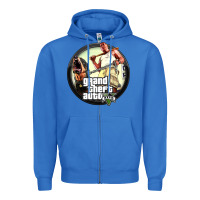 True Royal Grand Theft Auto Zipper Hoodie - artisFamous