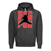 Charcoal Heather Big Pun Zipper Hoodie - artisFamous
