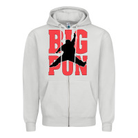 Dove Grey Big Pun Zipper Hoodie - artisFamous
