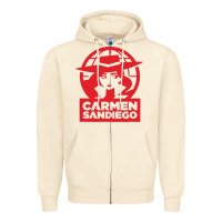 Sandshell carmen sandiego Zipper Hoodie - artisFamous