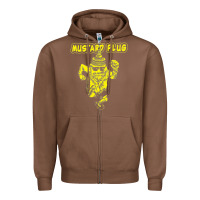 Chestnut mustard plug Zipper Hoodie - artisFamous