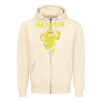 Sandshell mustard plug Zipper Hoodie - artisFamous