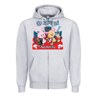 Heather Grey reel big fish candy coated fury Zipper Hoodie - artisFamous