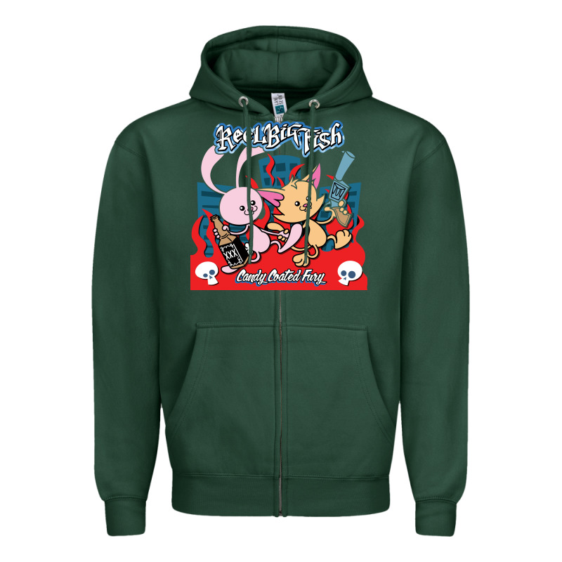 Reel Big Fish Candy Coated Fury Zipper Hoodie by artisFamous | Teevron