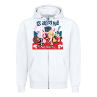 White reel big fish candy coated fury Zipper Hoodie - artisFamous