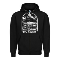 Black Big Kahuna Burger - Tarantino Zipper Hoodie - artisFamous