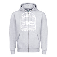 Heather Grey Big Kahuna Burger - Tarantino Zipper Hoodie - artisFamous