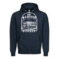 Navy Big Kahuna Burger - Tarantino Zipper Hoodie - artisFamous