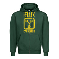 Sports Green Back to the future flux capacitor Zipper Hoodie - artisFamous