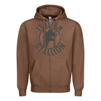 Chestnut Italian Stallion Zipper Hoodie - artisFamous