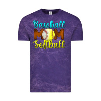 Cloud Purple baseball mom softball Vintage Tee - BundleAndBundleShop