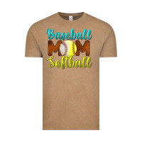 Vintage Coffee baseball mom softball Vintage Tee - BundleAndBundleShop