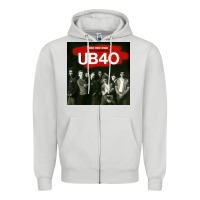 Dove Grey THE ESSENTIAL UB 40 Zipper Hoodie - artisFamous