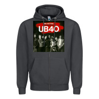 Smoke THE ESSENTIAL UB 40 Zipper Hoodie - artisFamous