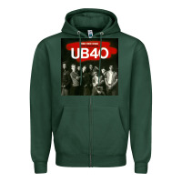 Sports Green THE ESSENTIAL UB 40 Zipper Hoodie - artisFamous