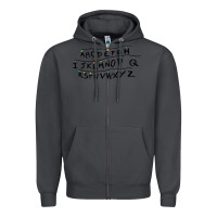 Smoke stranger alphabets funny Zipper Hoodie - artisFamous