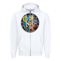 White doge Zipper Hoodie - artisFamous