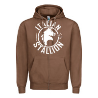 Chestnut Italian Stallion Zipper Hoodie - artisFamous