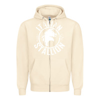 Sandshell Italian Stallion Zipper Hoodie - artisFamous