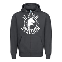 Smoke Italian Stallion Zipper Hoodie - artisFamous