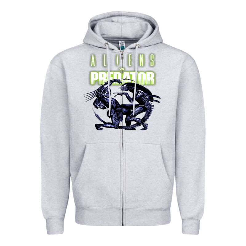 Predator Alien Zipper Hoodie by artisFamous | Teevron