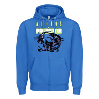 True Royal Predator Alien Zipper Hoodie - artisFamous