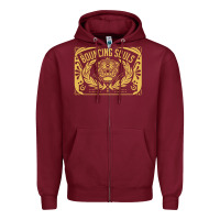 Burgundy Bouncing Souls The Scream Of King Zipper Hoodie - artisFamous