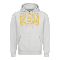 Dove Grey Bouncing Souls The Scream Of King Zipper Hoodie - artisFamous