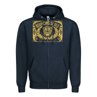 Navy Bouncing Souls The Scream Of King Zipper Hoodie - artisFamous
