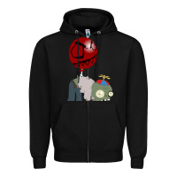 Black Plants vs. Zombies Zipper Hoodie - artisFamous