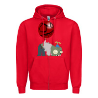 Red Plants vs. Zombies Zipper Hoodie - artisFamous