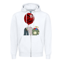 White Plants vs. Zombies Zipper Hoodie - artisFamous