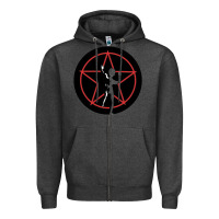 Charcoal Heather Rush Starman Zipper Hoodie - artisFamous