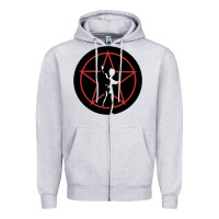 Heather Grey Rush Starman Zipper Hoodie - artisFamous