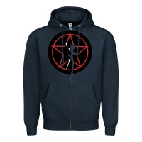 Navy Rush Starman Zipper Hoodie - artisFamous