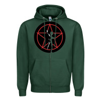 Sports Green Rush Starman Zipper Hoodie - artisFamous