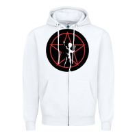 White Rush Starman Zipper Hoodie - artisFamous