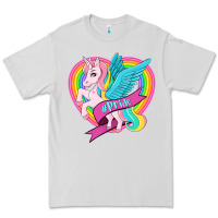 Dove Grey pride lgbtq unicorn Premium Tee - OliviaCreatesArt