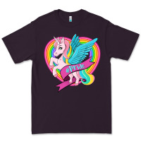 Plum pride lgbtq unicorn Premium Tee - OliviaCreatesArt