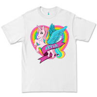 White pride lgbtq unicorn Premium Tee - OliviaCreatesArt