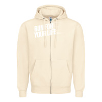 Sandshell run for your life Zipper Hoodie - artisFamous