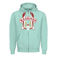 Seafoam Warriors Zipper Hoodie - artisFamous