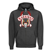 Charcoal Heather Warriors Zipper Hoodie - artisFamous