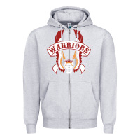 Heather Grey Warriors Zipper Hoodie - artisFamous