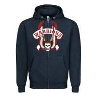 Navy Warriors Zipper Hoodie - artisFamous