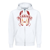 White Warriors Zipper Hoodie - artisFamous