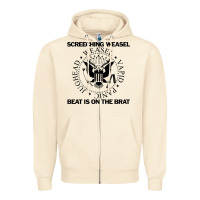 Sandshell Screeching Weasel Beat Is On The Brat Zipper Hoodie - artisFamous